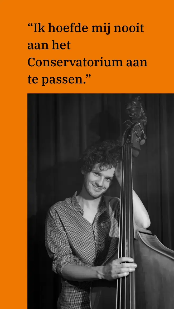 Muziek oud student quote Zuyd Hogeschool